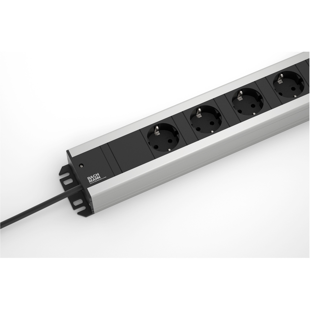 Multipriza BACHMANN Profi, 6 prize, negru