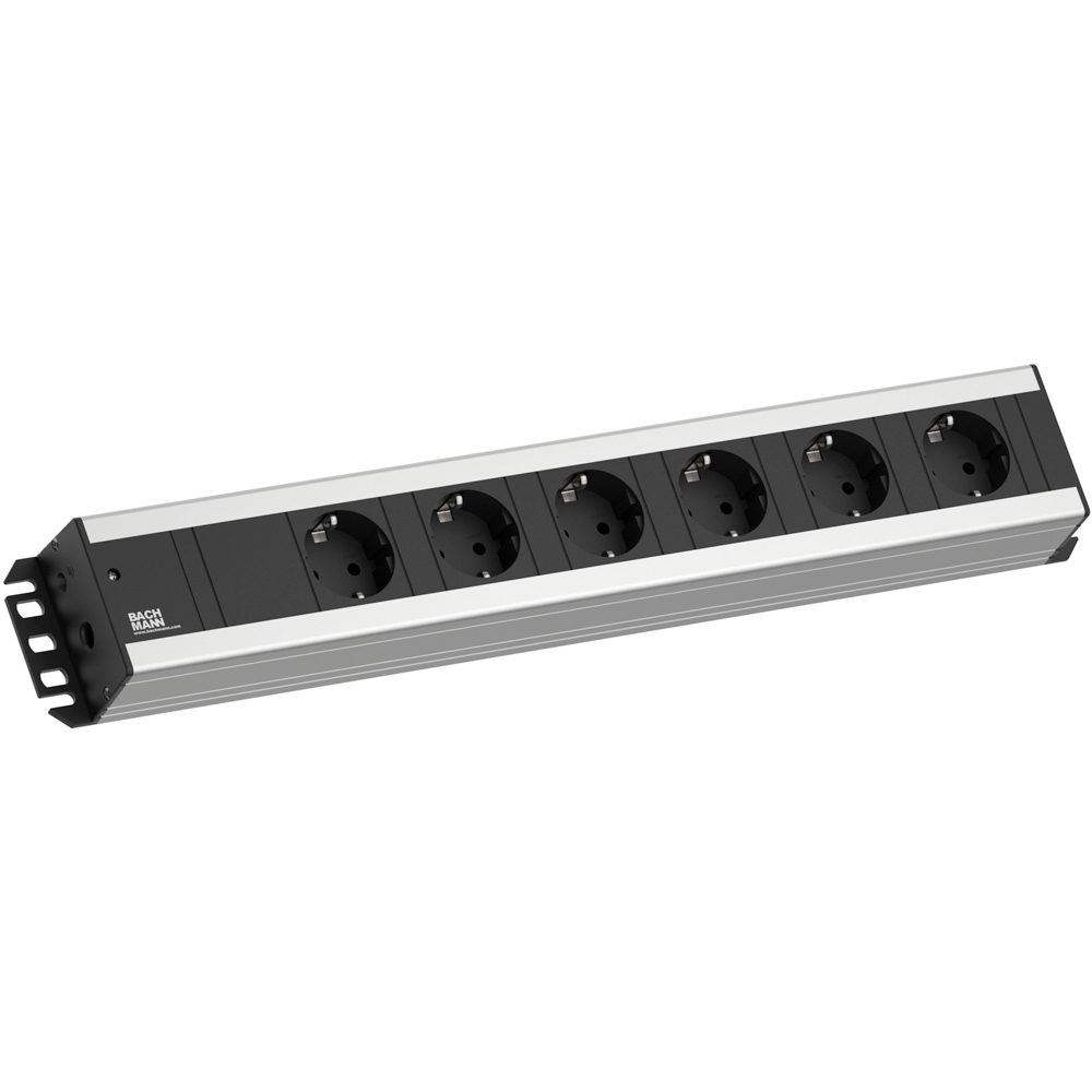 Multipriza BACHMANN Profi, 6 prize, negru