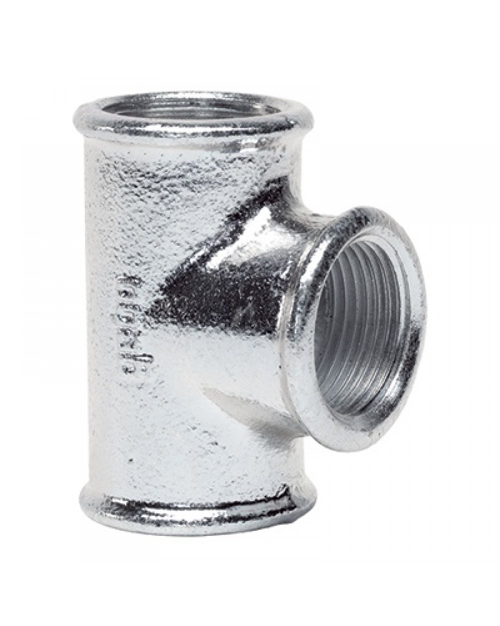 Teu interior, 1/2", metal, argintiu