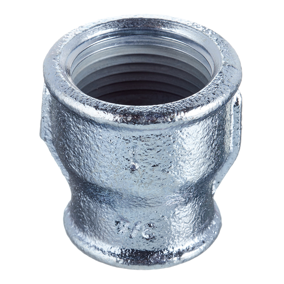 Reductie interior, 1/2", metal, argintiu