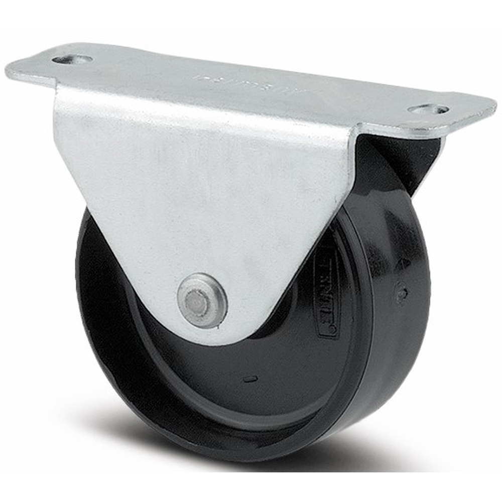 Roata fixa TENTE, poliamida, 14 mm, 20 kg, negru