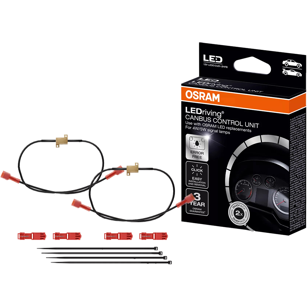 Anulator erori canbus OSRAM LEDriving LEDCCU01, pentru semnalizare, 12V, 2buc