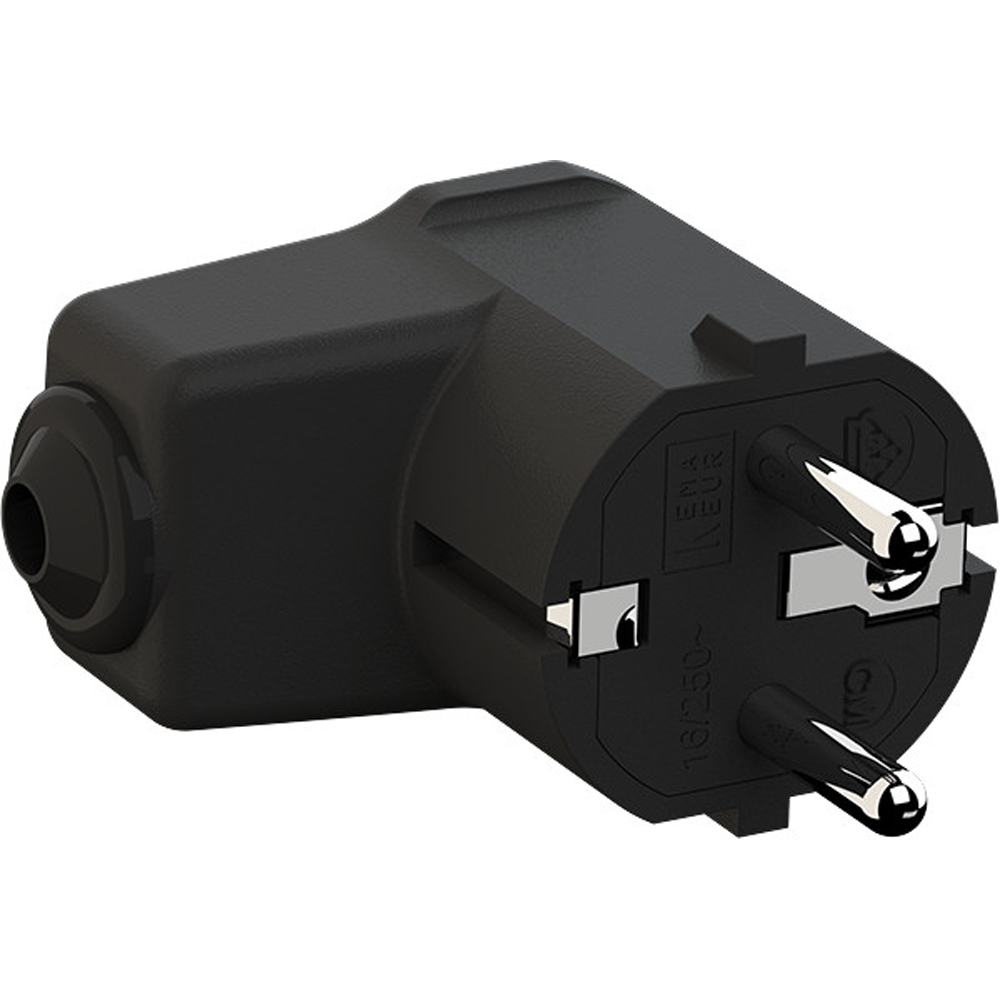 Stecher BACHMANN CEE7, unghi drept, negru