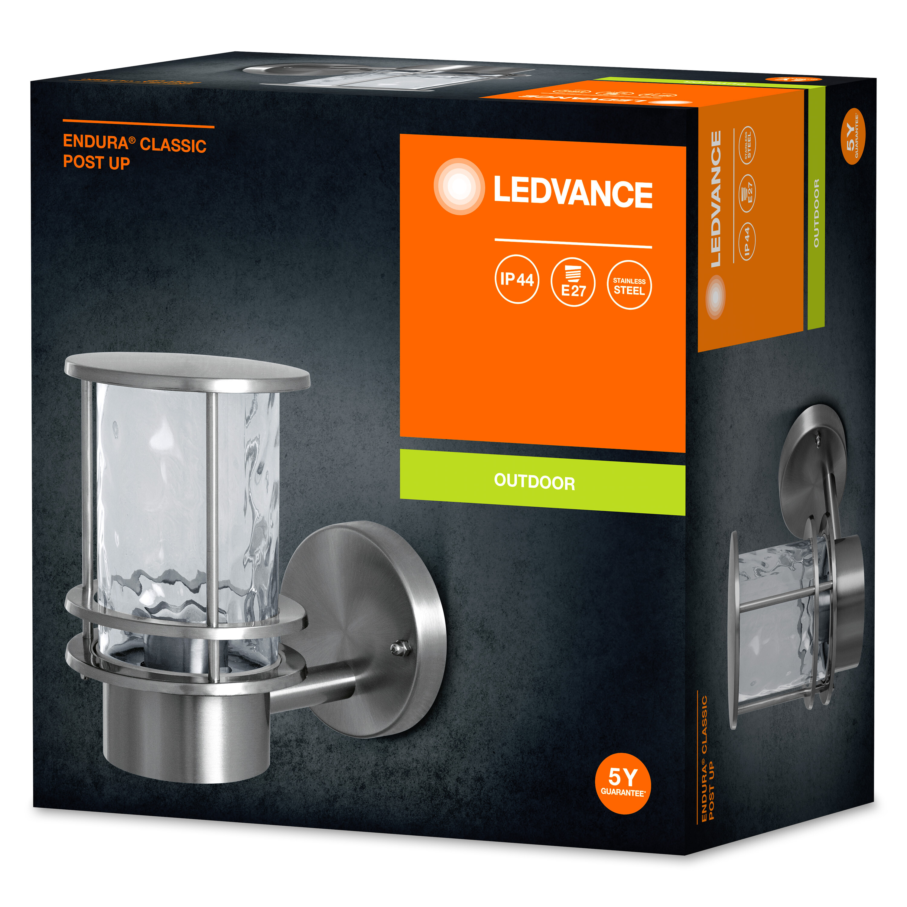 Lampa De Ext Otel Inoxidabil