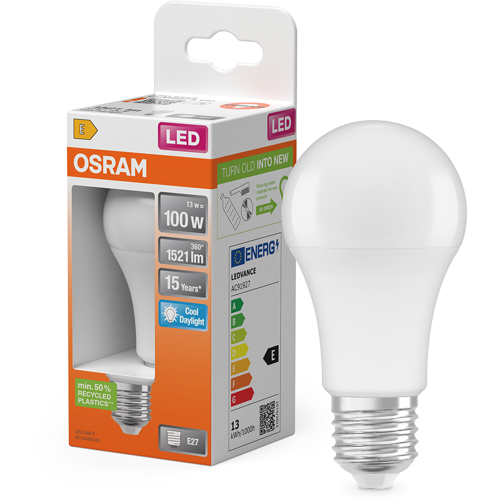 Bec LED OSRAM 4058075304277, E27, 13W, 1521lm, 6500K