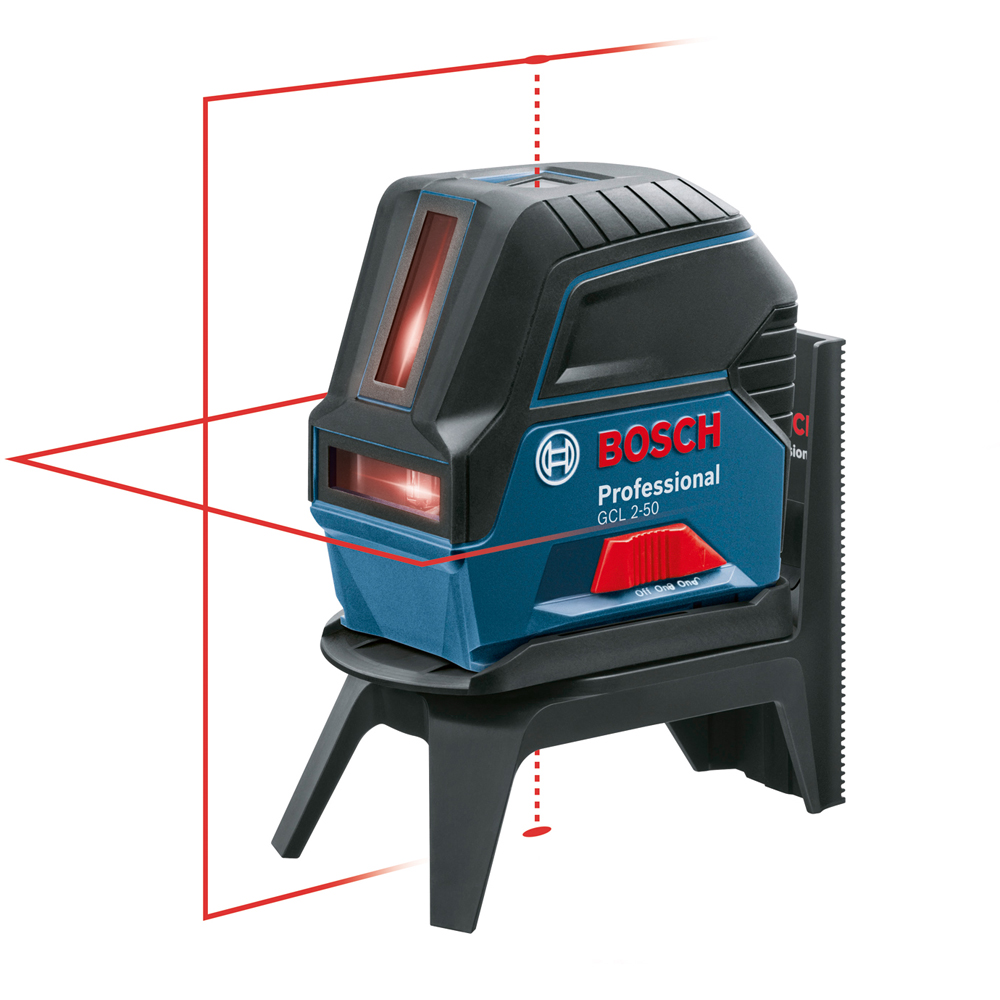 Nivela laser BOSCH PROFESSIONAL GCL 2-50, raza 50m, albastru
