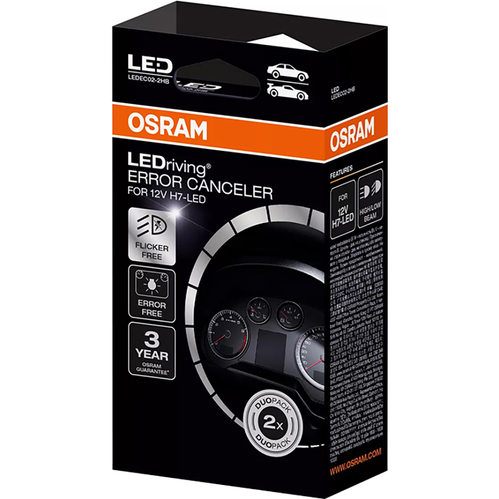 Anulator erori canbus OSRAM LEDriving Smart Canbus, pentru H7, 12V, 2buc