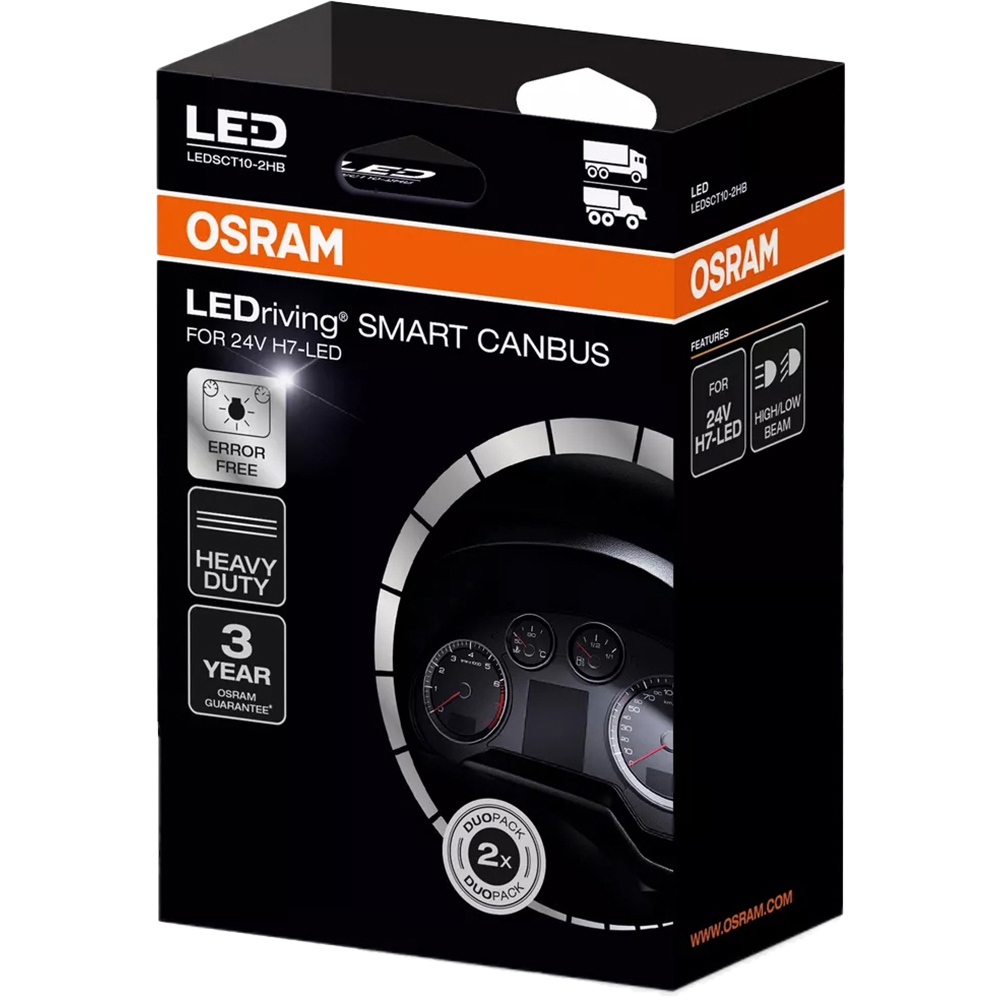 Anulator erori canbus OSRAM LEDriving Smart Canbus, pentru H7, 12V, 2buc