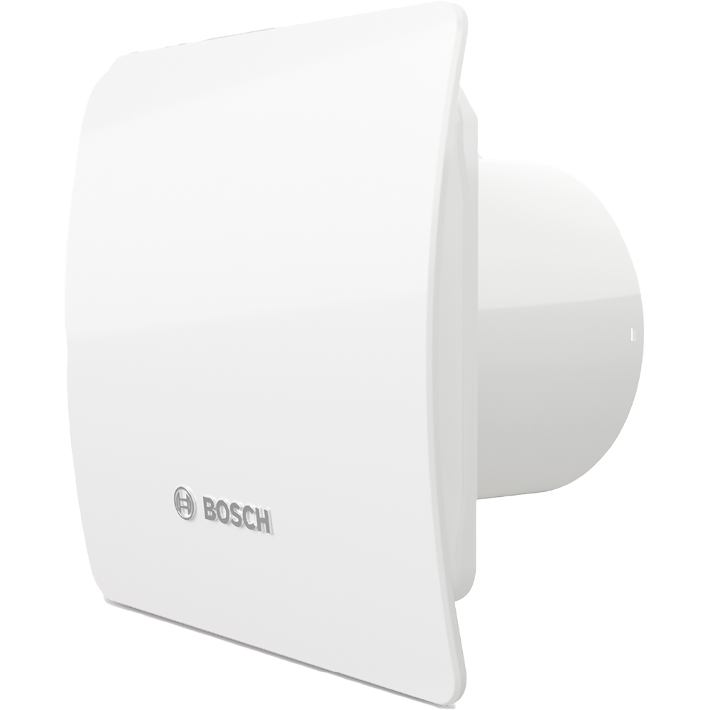 Ventilator baie BOSCH F 1500 DW W 100, 14W, 95mc/h, 100mm, temporizator, senzor umiditate, alb