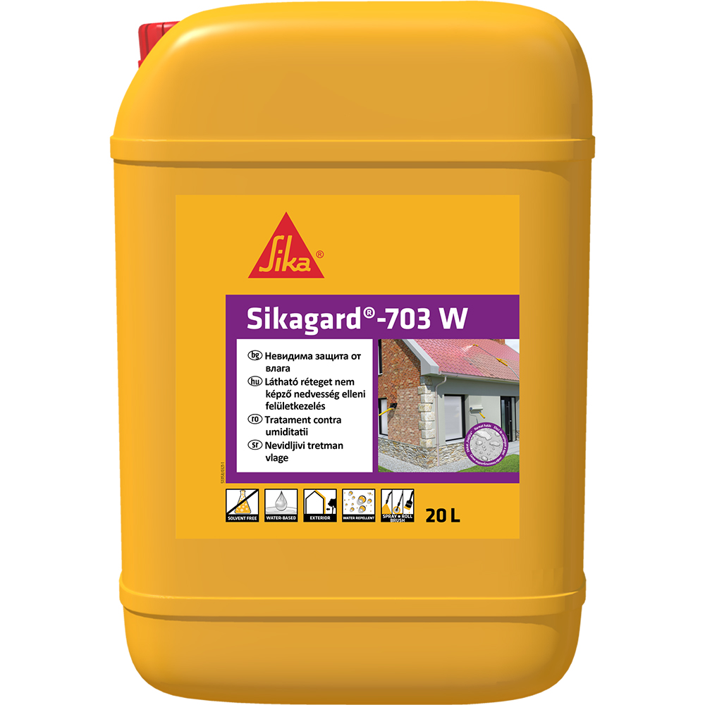 Material de impregnare hidrofobizant Sika Sikagard 703 W, 5l