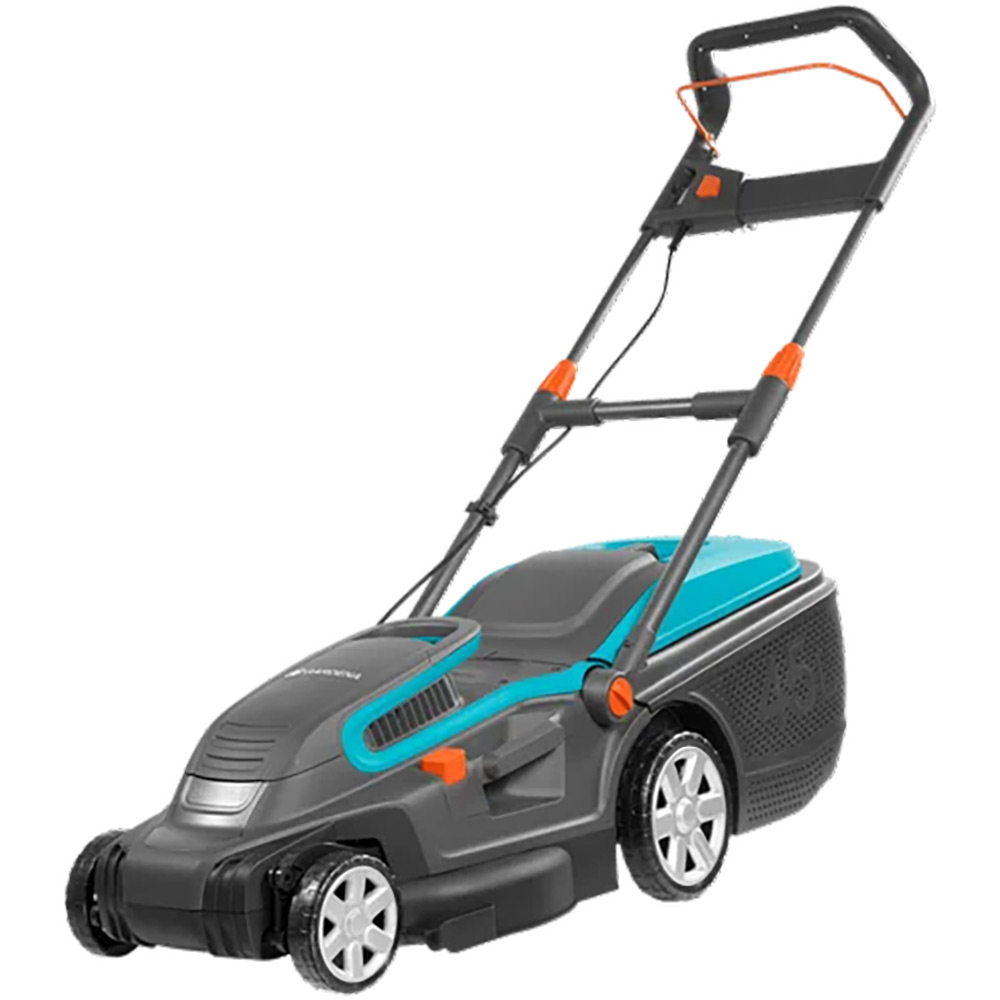 Masina electrica de tuns iarba GARDENA PowerMax 1800/42, Electrica, 1800W, latime taiere 42 cm, cos 45L, gri