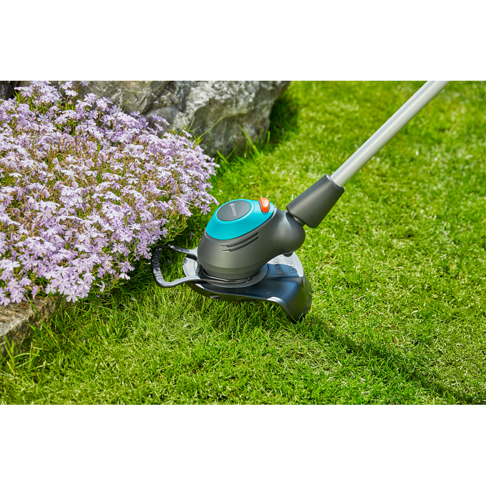 Trimmer electric Gardena EasyCut 450/25, 450W, 25 cm, negru-argintiu