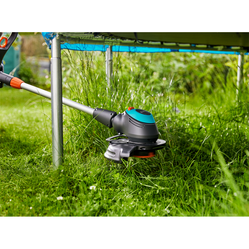 Trimmer electric Gardena EasyCut 450/25, 450W, 25 cm, negru-argintiu