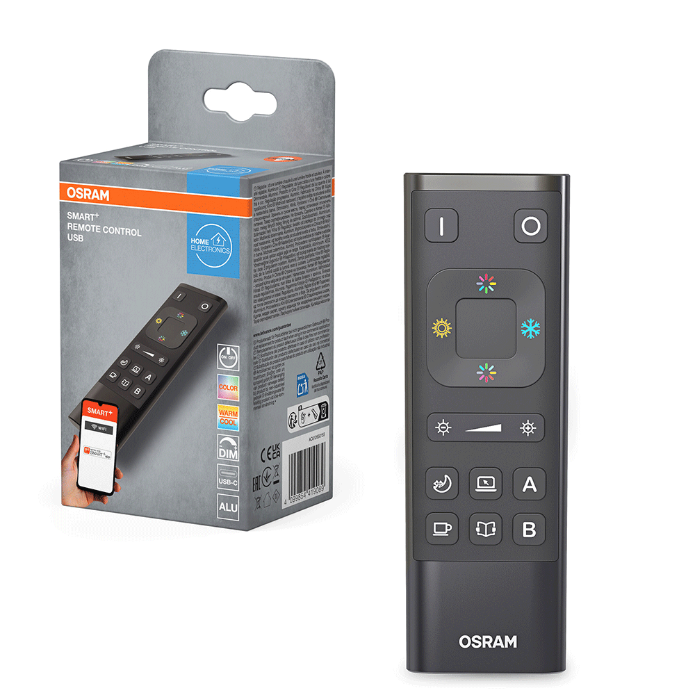 Telecomanda OSRAM, control RGB, negru