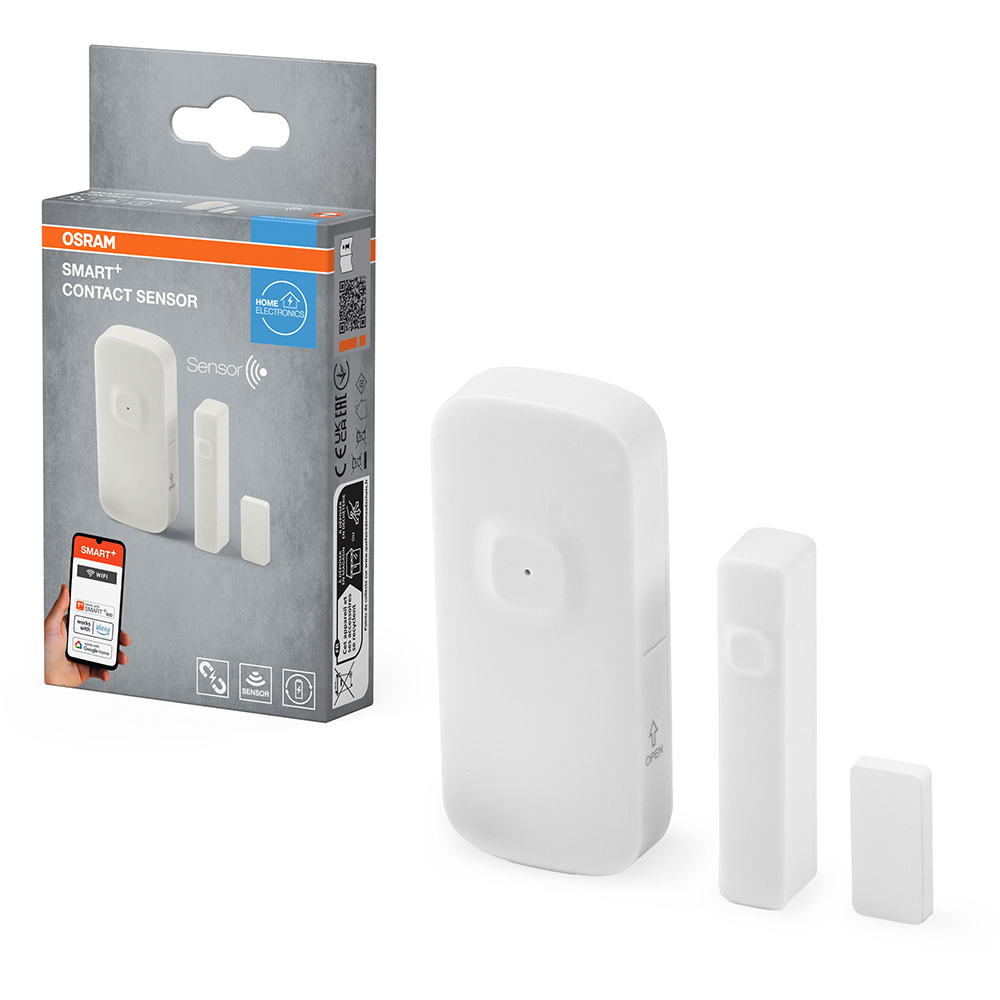 Senzor pentru usa/fereastra OSRAM Smart+, Wi-Fi, IP20, alb