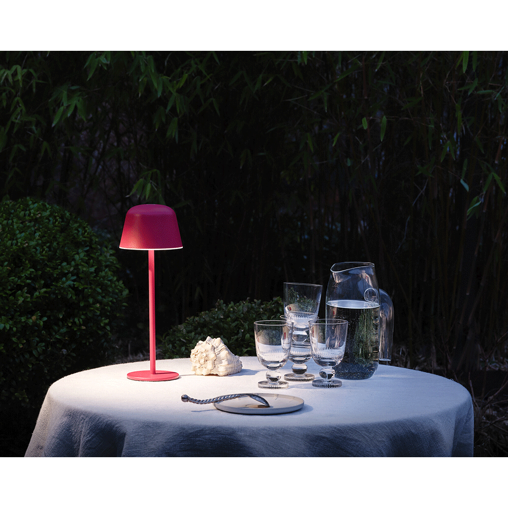 Lampa LED de masa pentru exterior OSRAM Endura Style, 2.5W, 280lm, 6500K, IP54, Acumulator, magenta