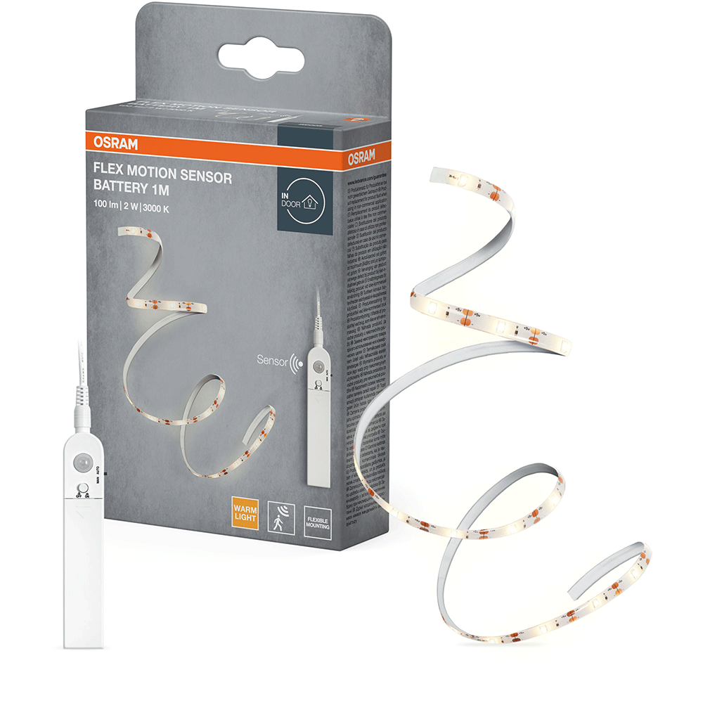 Banda LED OSRAM 1M, 2W, 100lm, senzor miscare, 1m