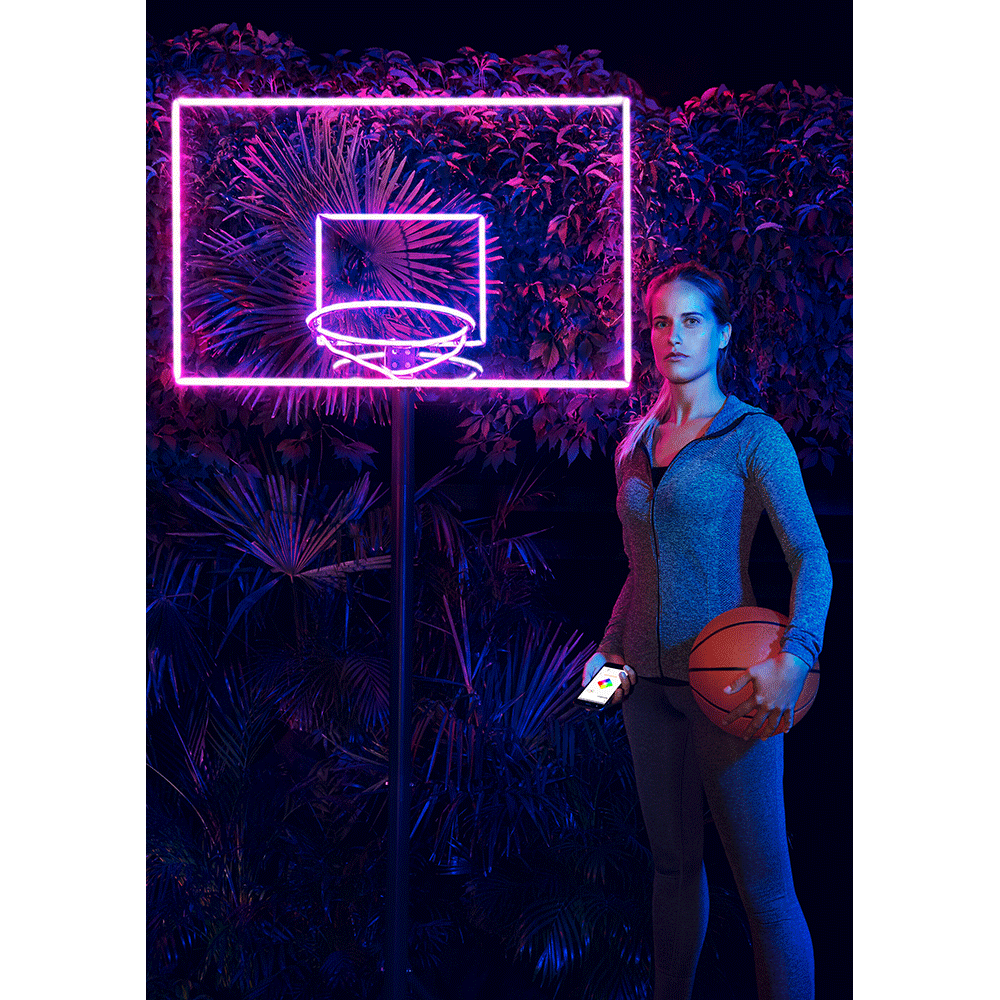 Banda LED OSRAM Neon 5M, 23W, RGB, telecomanda, 5m