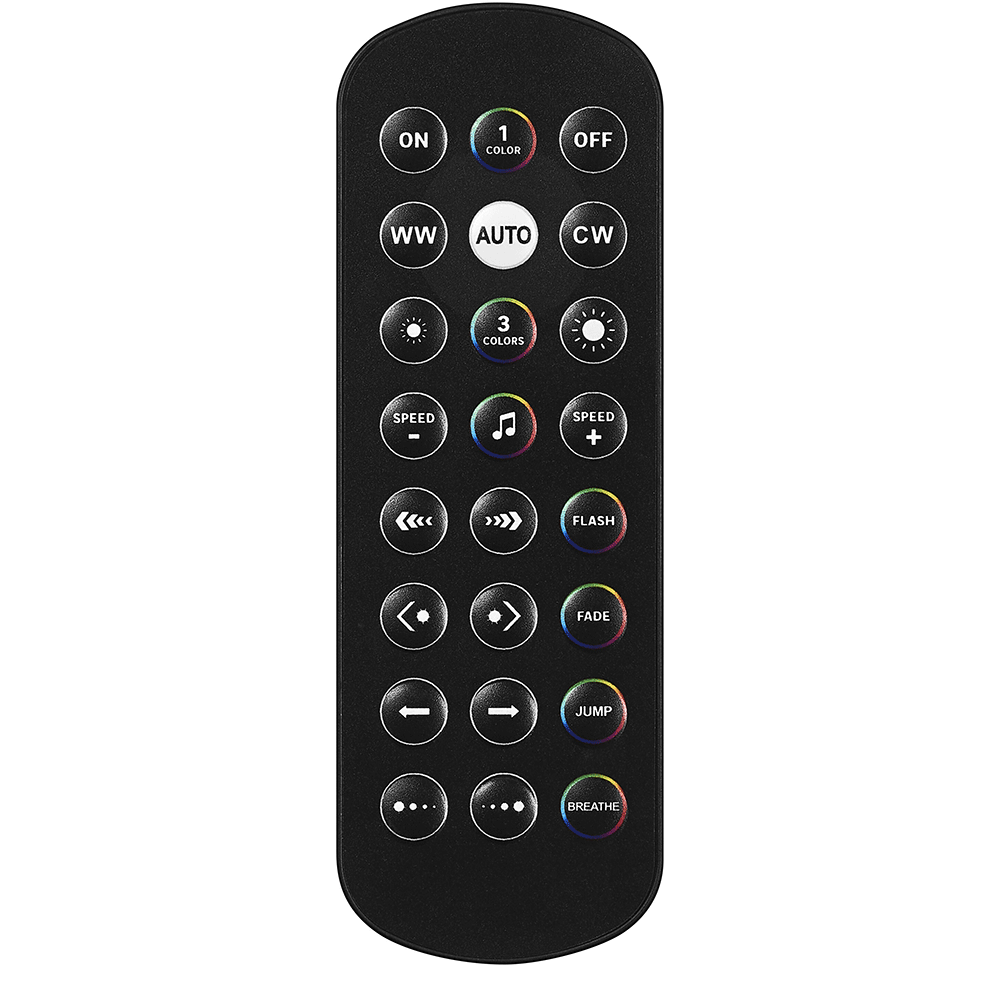 Lampa de podea OSRAM, 7.5W, RGB, Wi-Fi, telecomanda, negru