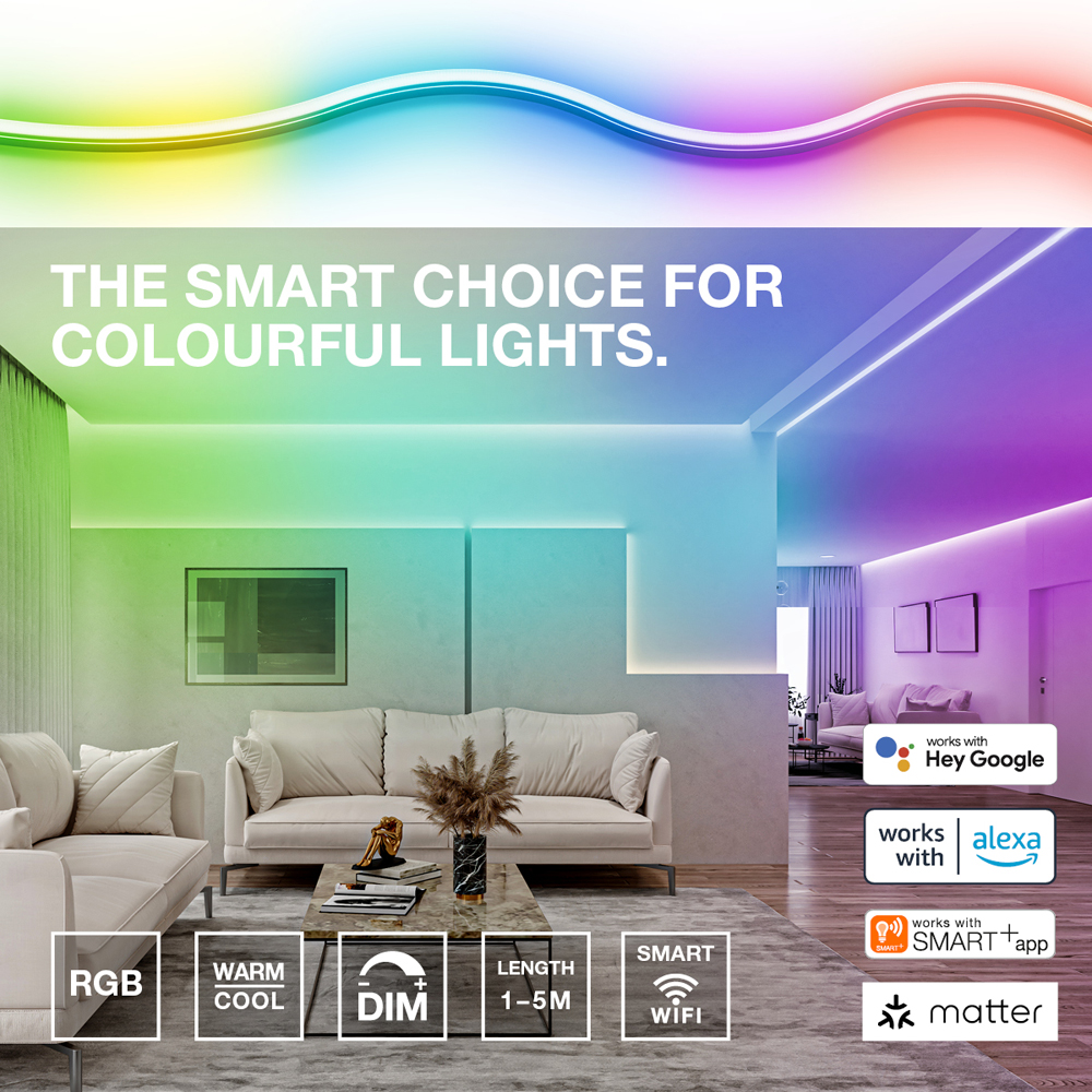 Banda LED OSRAM Smart Flex, 3.4W, 250lm, 100cm