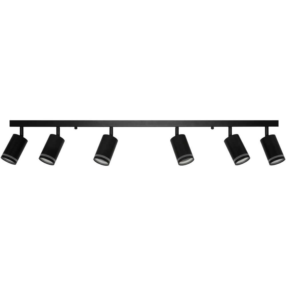 Spot OSRAM Pulse, 6 x GU10, 6W, LED, IP20, negru