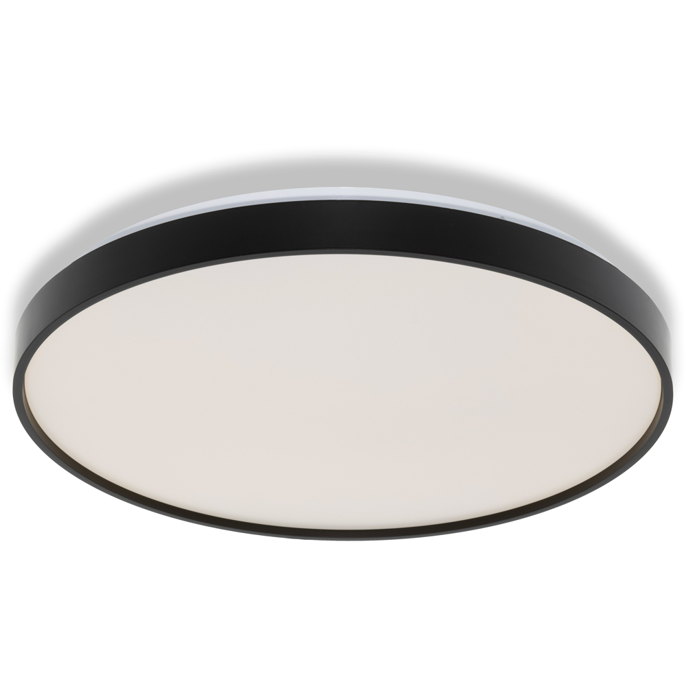 Plafoniera LED OSRAM Luxo, 36W, 3960lm, 4000K, IP20, negru