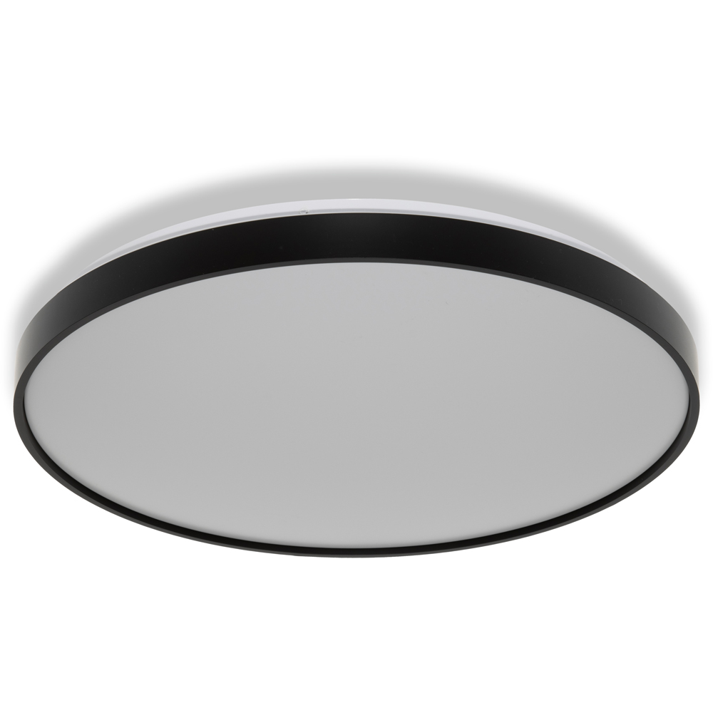 Plafoniera LED OSRAM Luxo, 60W, 6600lm, 4000K, IP20, negru
