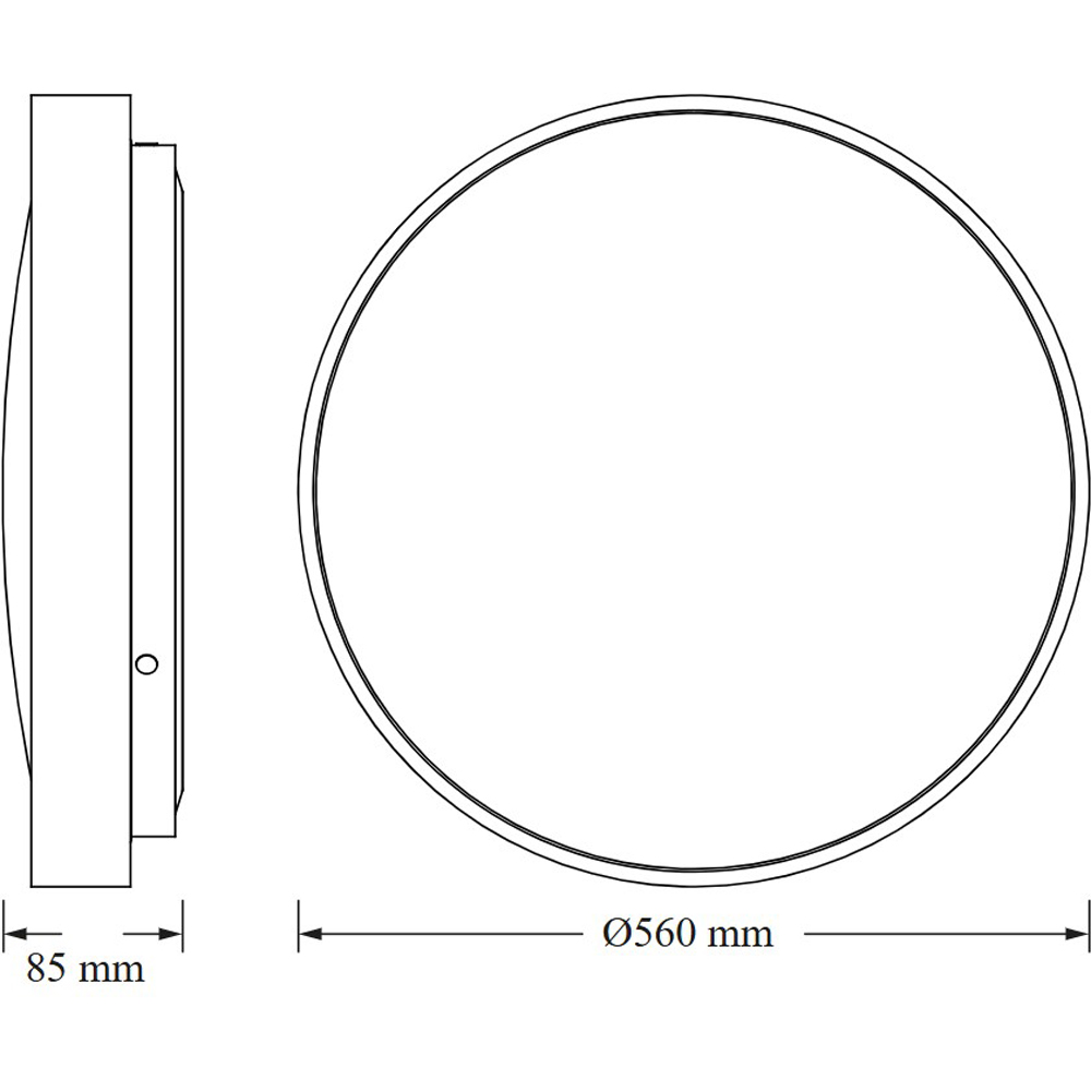 Plafoniera LED OSRAM Luxo, 60W, 6600lm, 4000K, IP20, auriu