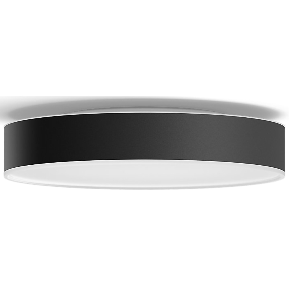 Plafoniera LED smart PHILIPS HUE Enrave, 19.2W, 2450lm, IP20, negru