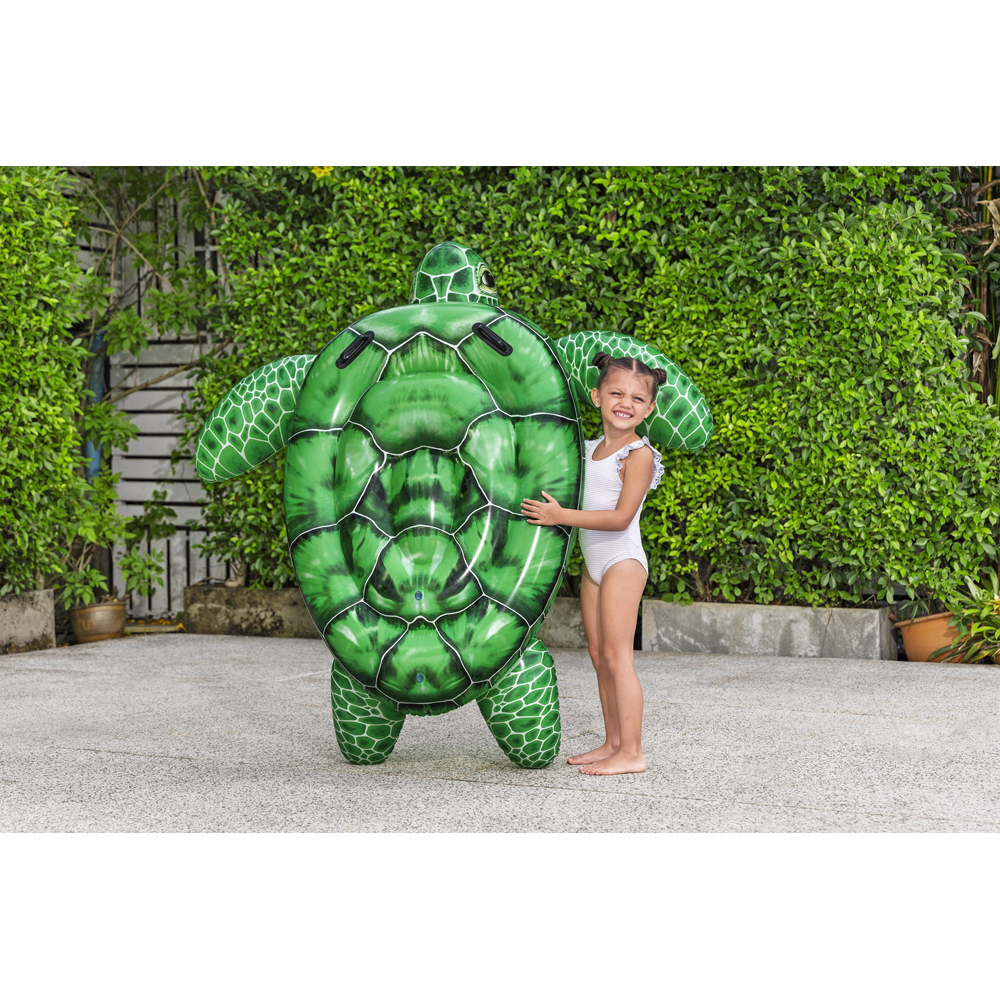 Saltea gonflabila BESTWAY, 3 ani+, 153 x 140 x 38 cm, capacitate maxima 45 kg, forma broasca testoasa