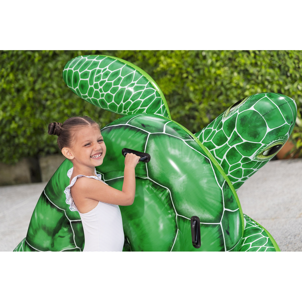 Saltea gonflabila BESTWAY, 3 ani+, 153 x 140 x 38 cm, capacitate maxima 45 kg, forma broasca testoasa