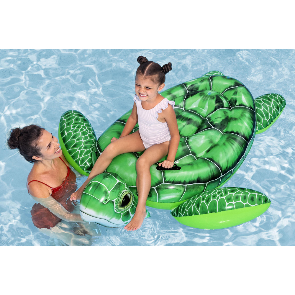 Saltea gonflabila BESTWAY, 3 ani+, 153 x 140 x 38 cm, capacitate maxima 45 kg, forma broasca testoasa