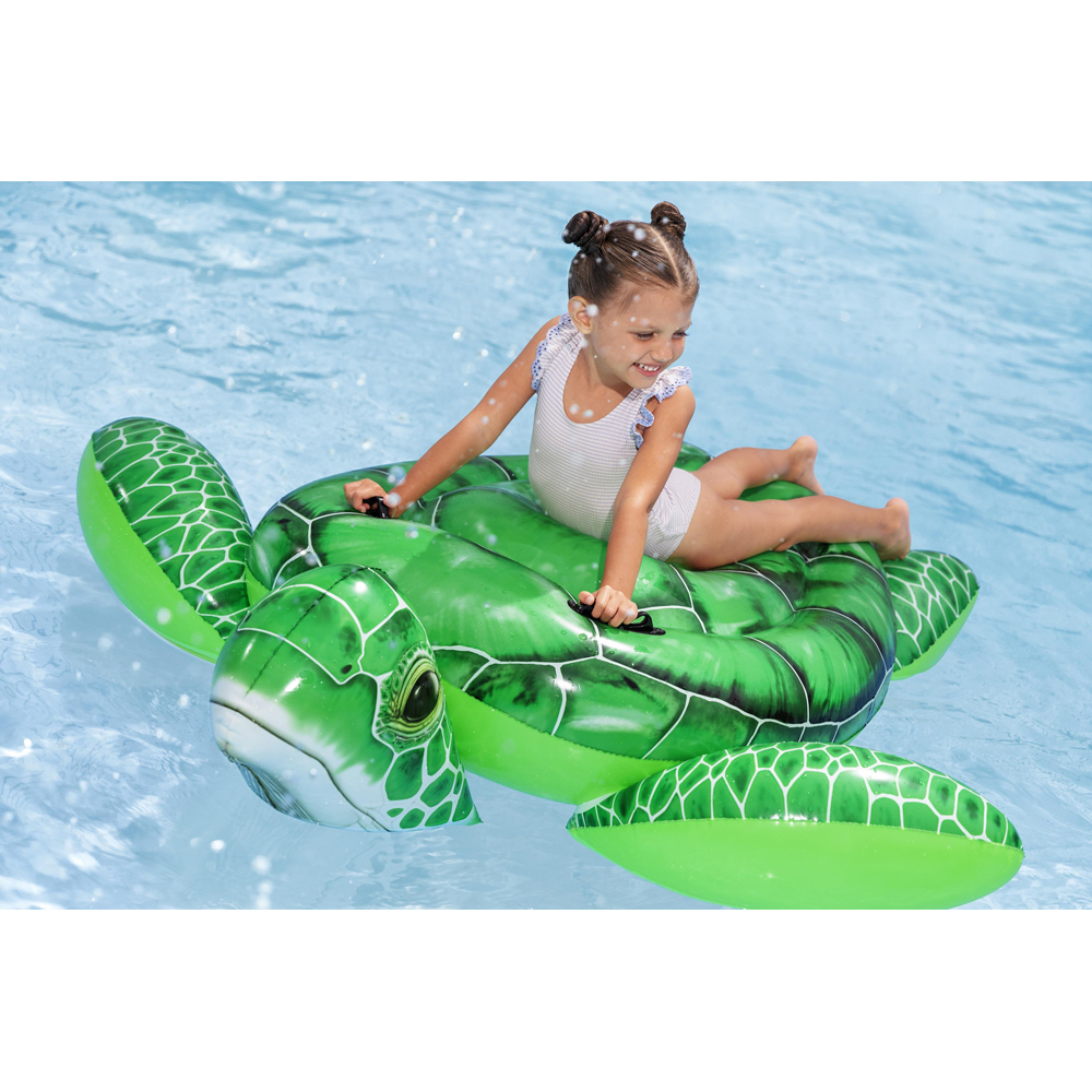 Saltea gonflabila BESTWAY, 3 ani+, 153 x 140 x 38 cm, capacitate maxima 45 kg, forma broasca testoasa