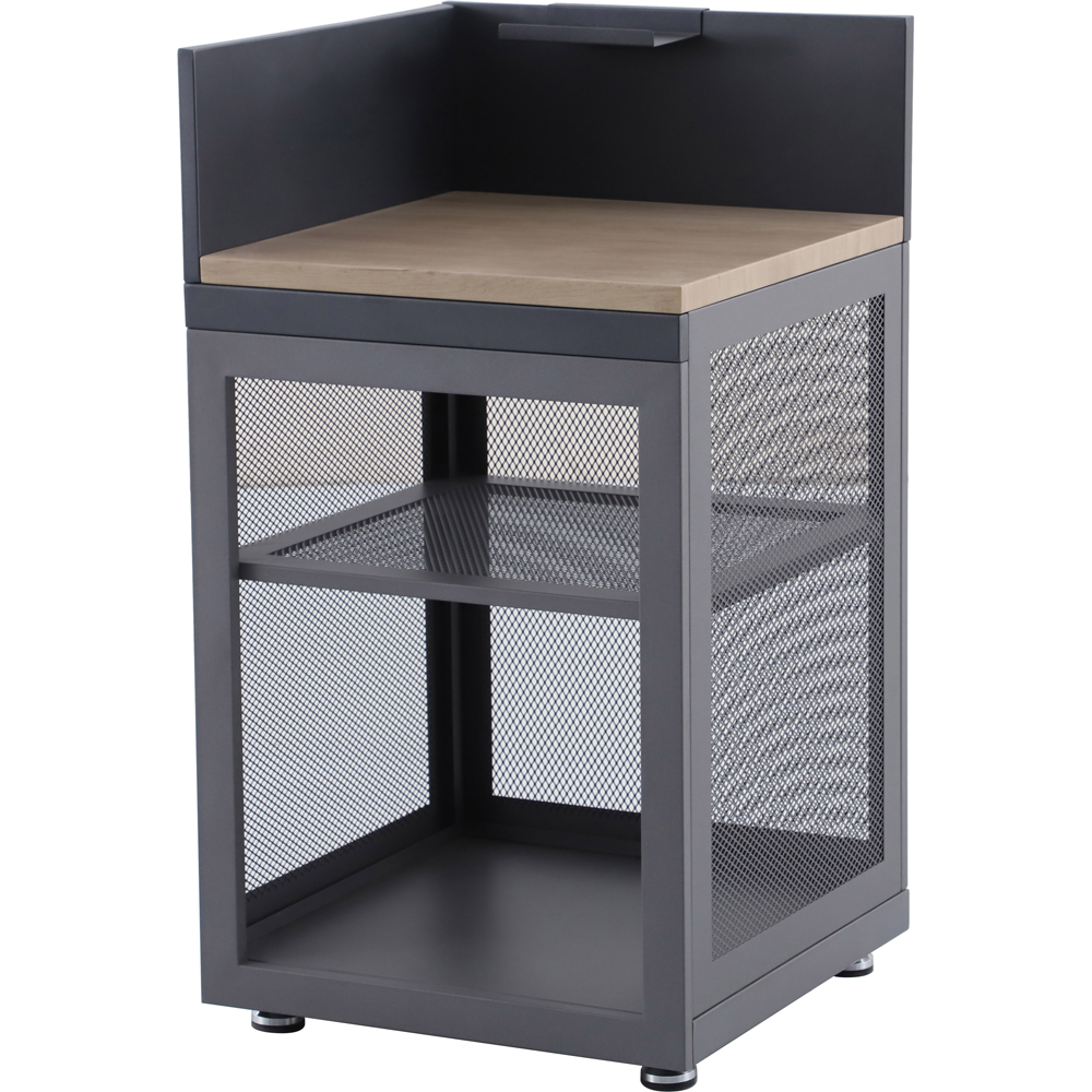 Dulap colt gradina GOODHOME Cucino, otel, 60 x 60 x 110 cm, gri