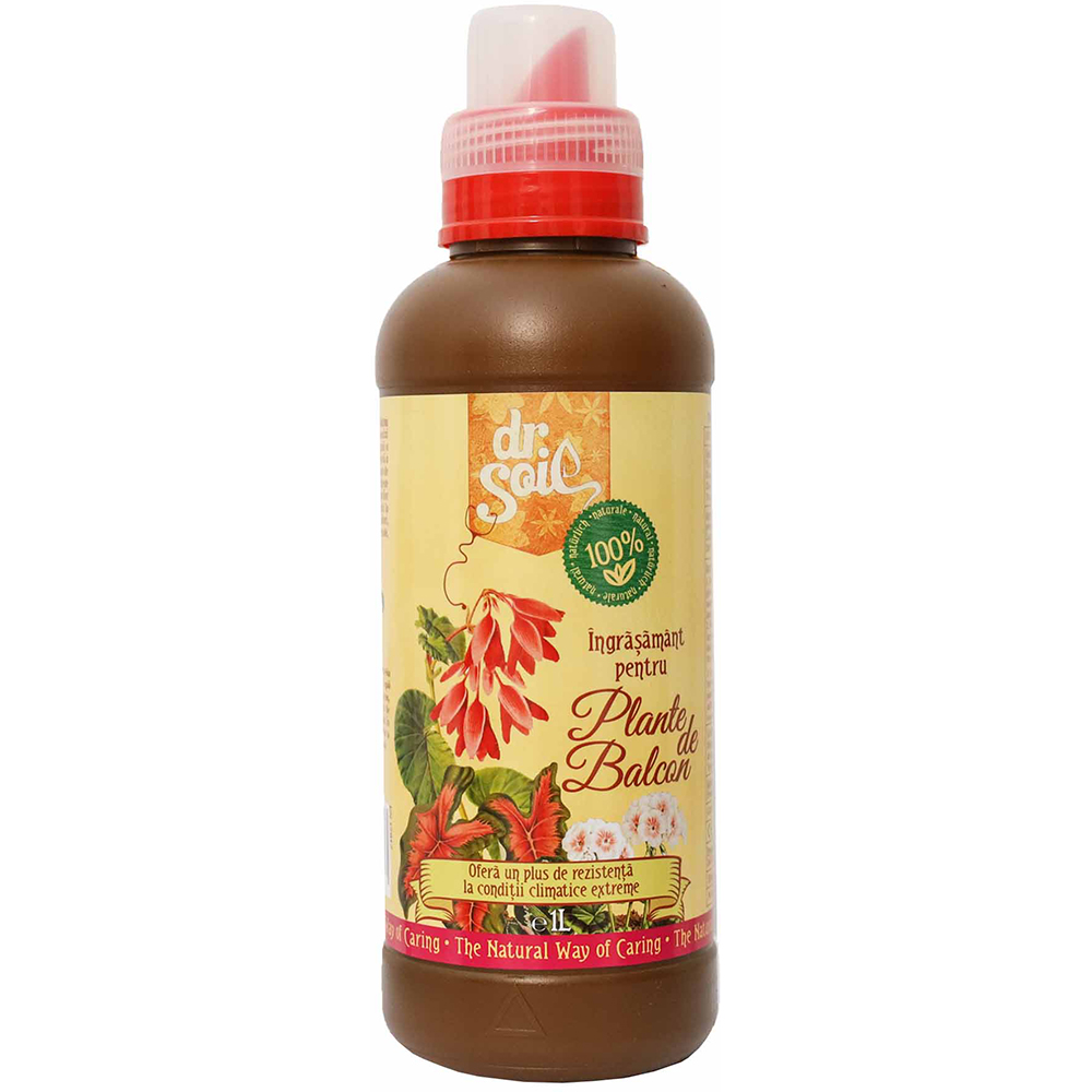 Ingrasamant organic DR. SOIL plante de balcon, 1L