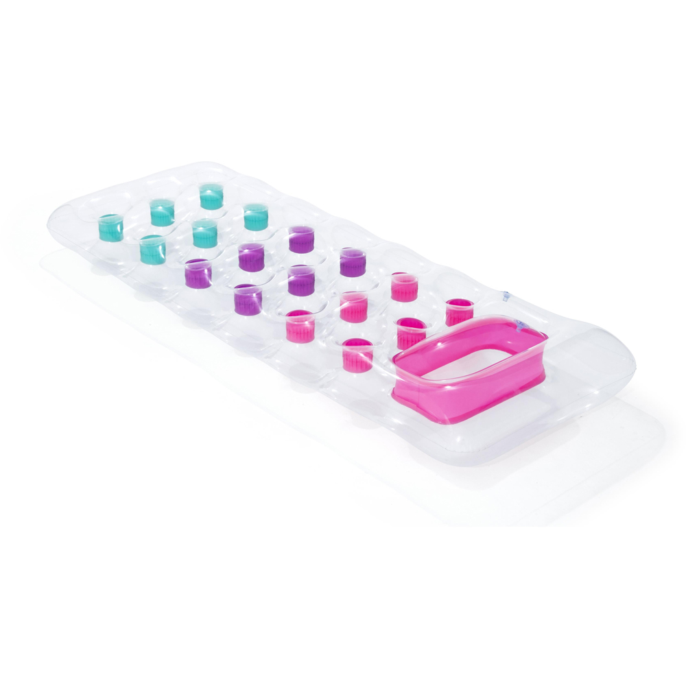 Saltea gonflabila BESTWAY, 1 persoana, 177 x 63 x 16 cm, capacitate maxima 90 kg, transparent