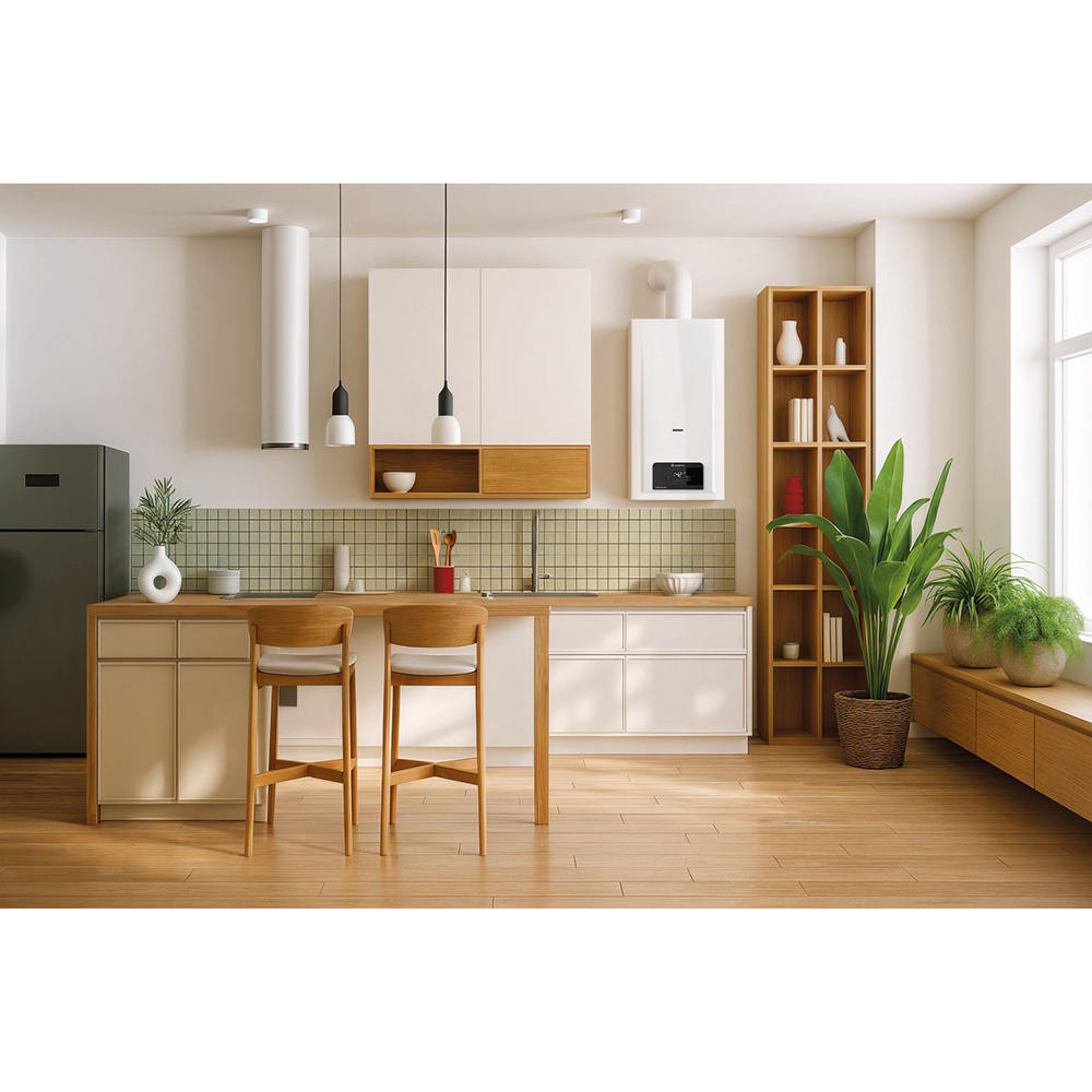 Instant apa calda pe gaz GN Ariston Akros Plus X 11, 11l/min, 18.7kW, alb