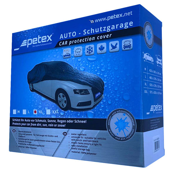 Prelata auto PETEX 44220205PX, marimea Xl, poliester, negru