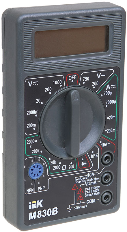 Multimetru digital M830B IEK ELECTRIC, UNIVERSAL series