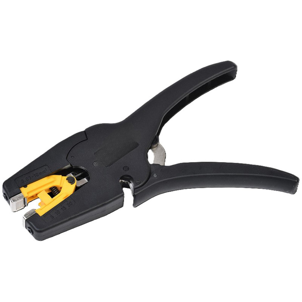 Cleste dezizolat cablu 0.03, 10mm2, 12.4 x 28.1 x 2.8 cm, plastic, negru