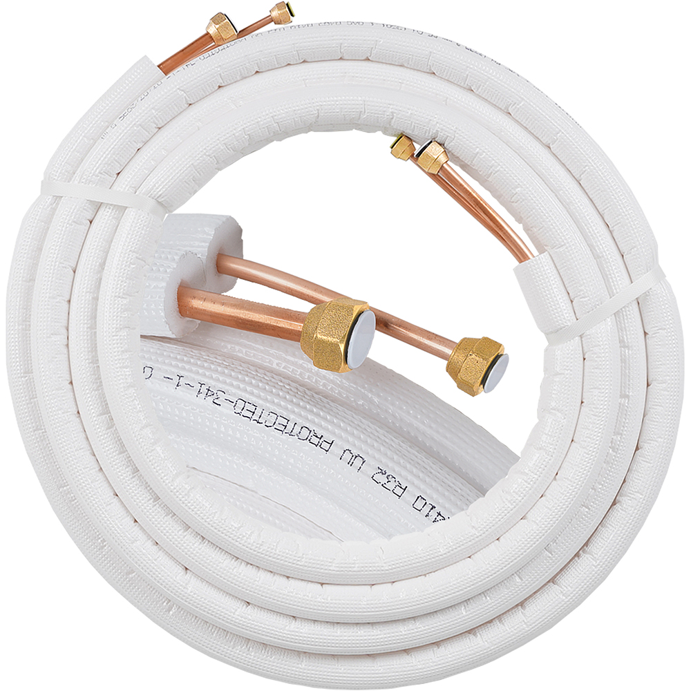 Kit teava cupru izolata montaj aer conditionat 1/4" + 3/8", 3 m, 0.7 mm
