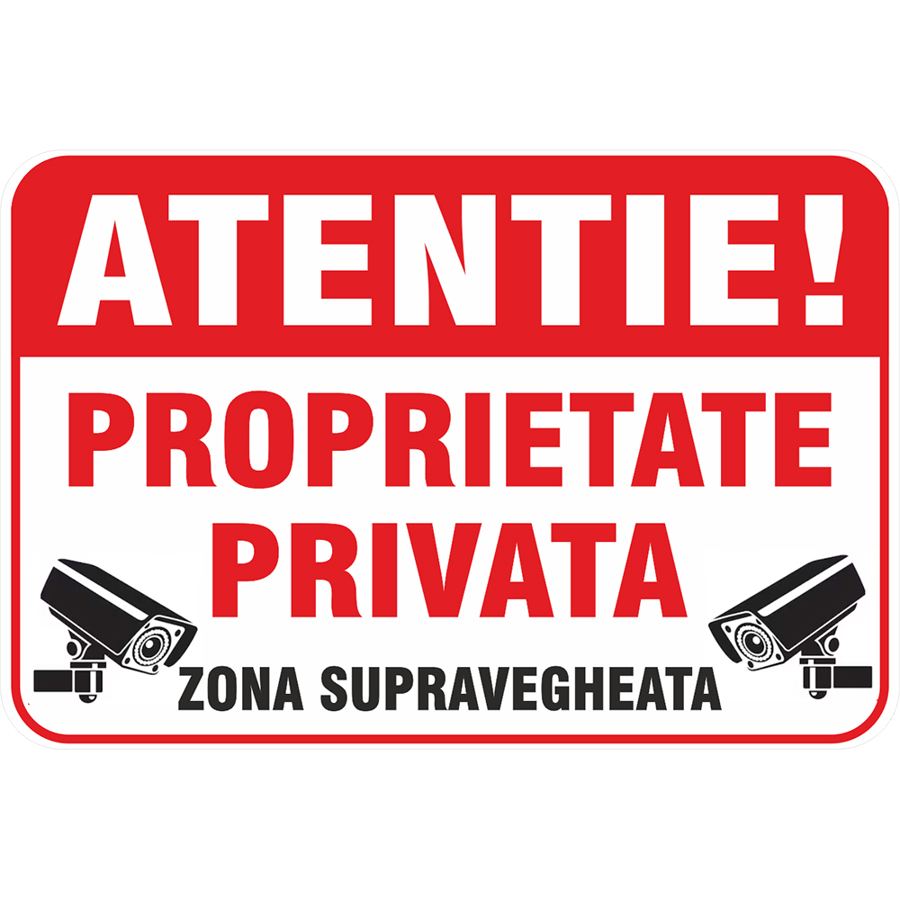 Indicator "Atentie Proprietate Privata" Creative Sign, 30 x 20 cm