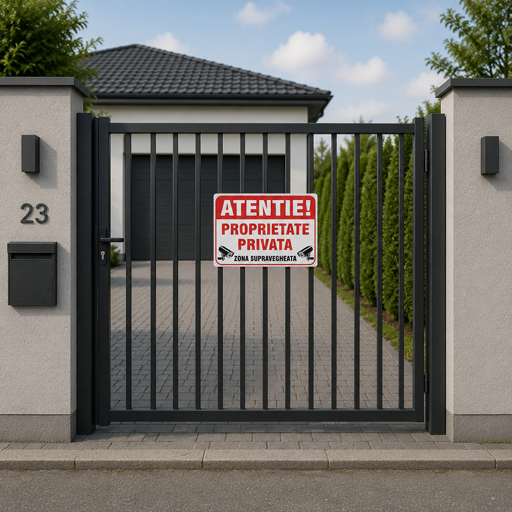 Indicator "Atentie Proprietate Privata" Creative Sign, 30 x 20 cm
