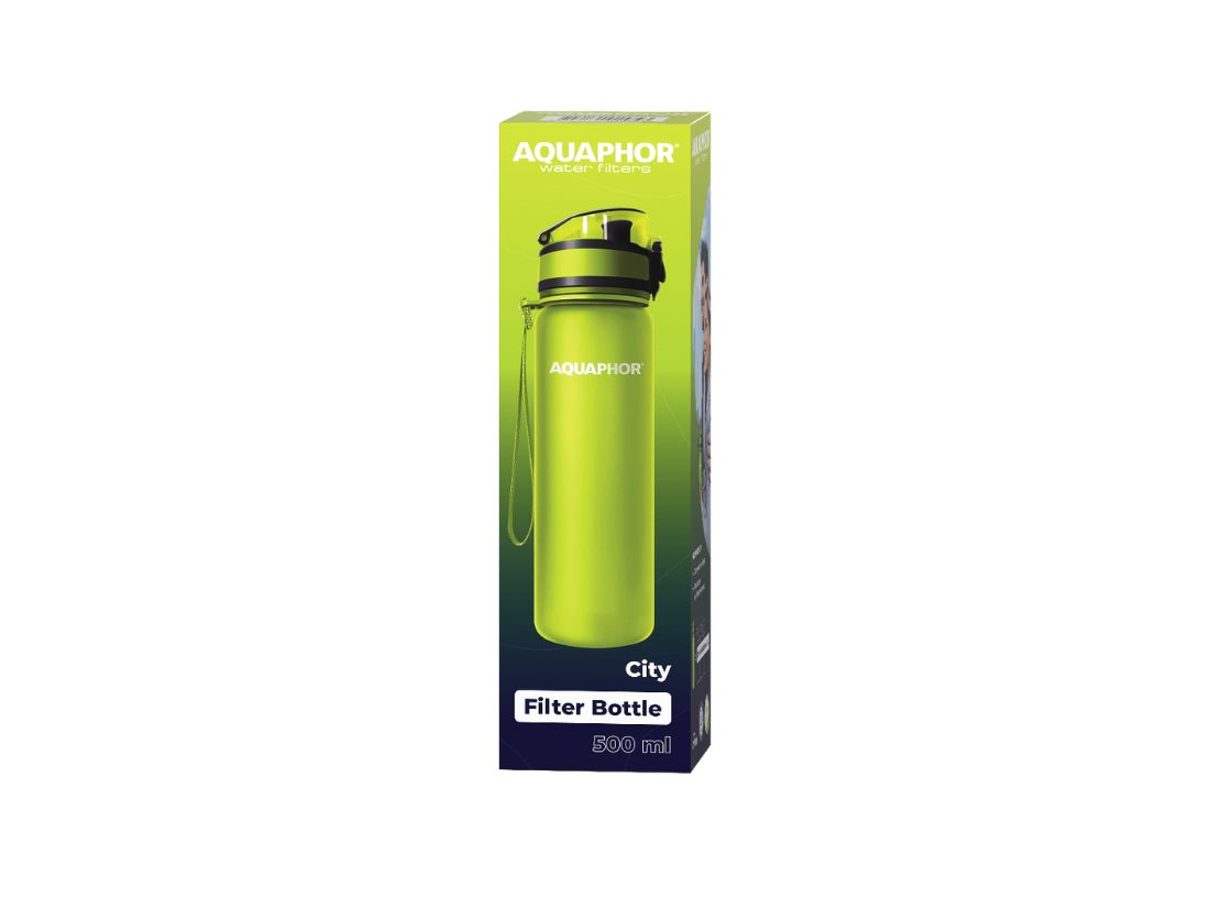 Sticluta filtranta City, 0.5 l, verde