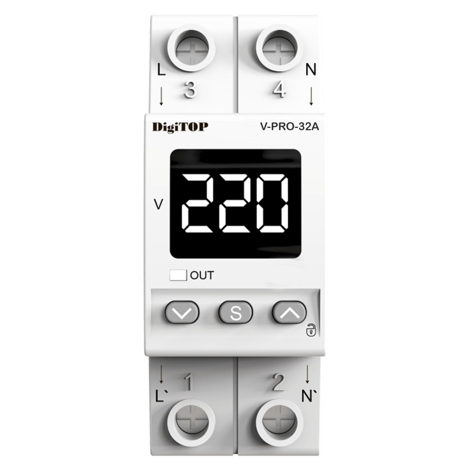 Releu digital protectie tensiune PRO-32A