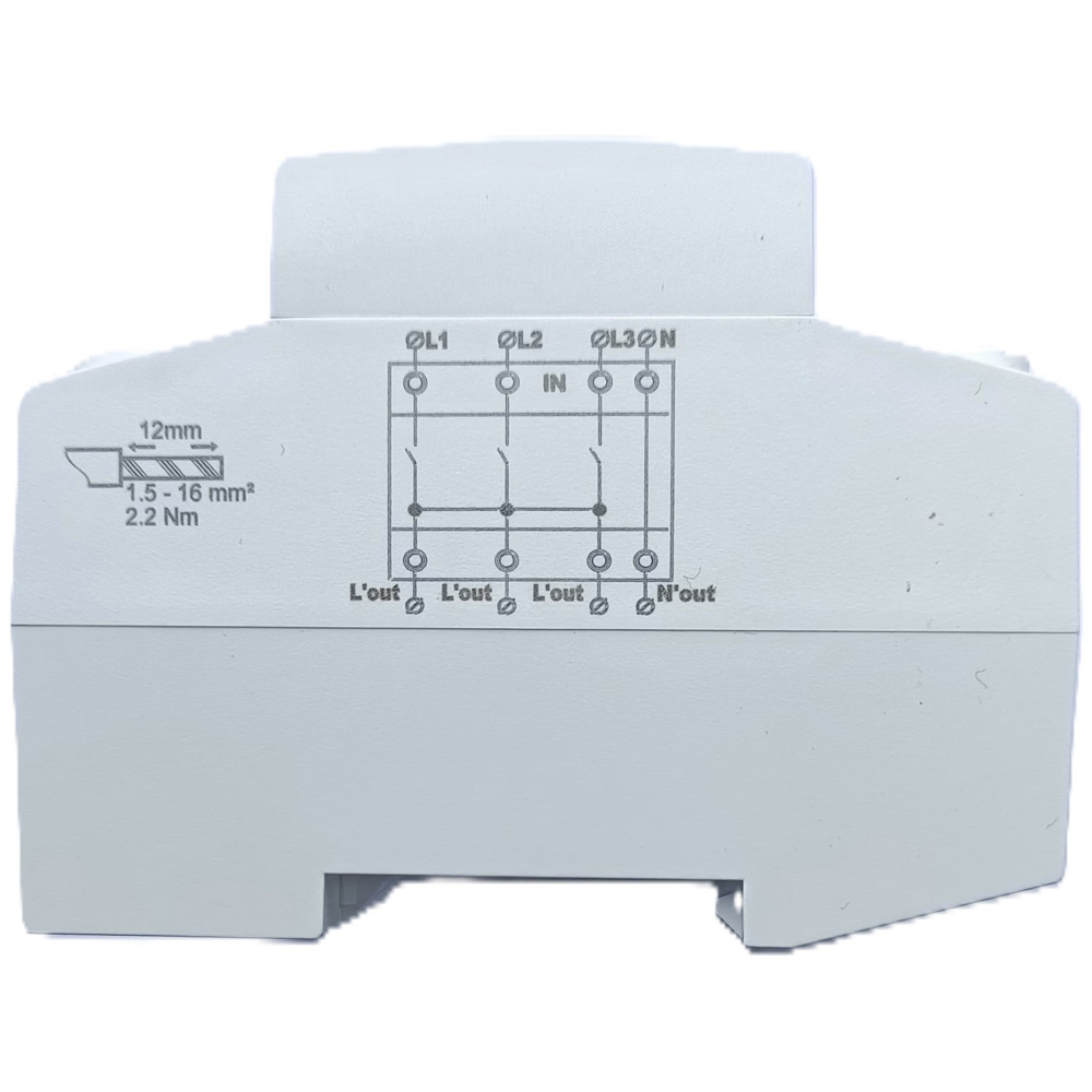 Releu protectie tensiune DIGITOP PS-PRO-63A, 63A, IP20, 400V