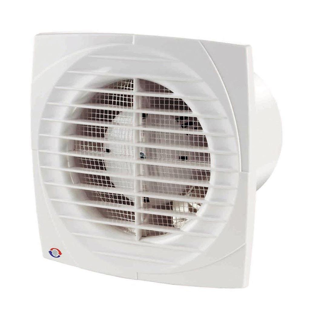 Ventilator baie cu intrerupator VENTS, 16 W, 125 mm, alb