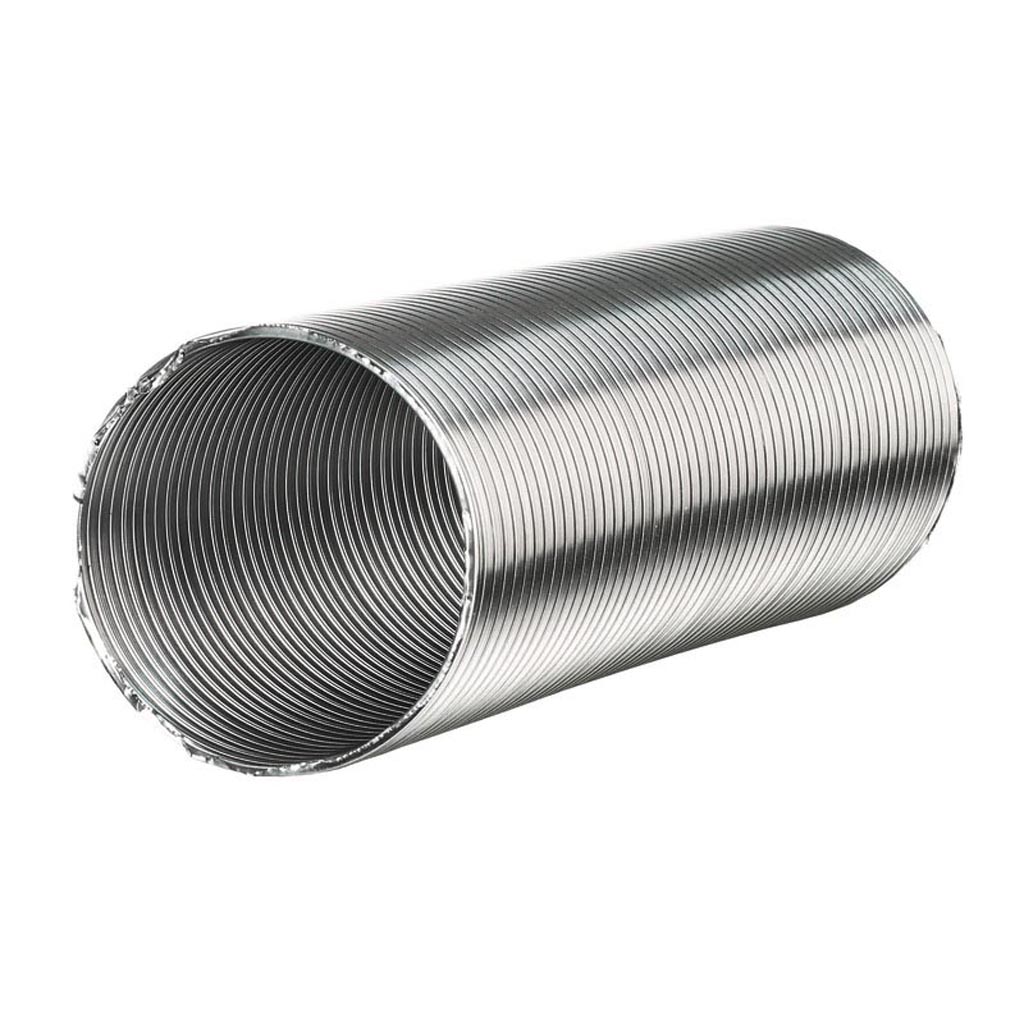 Tub flexibil hota evacuare, aluminiu, 150 mm x 1-3 m, argintiu