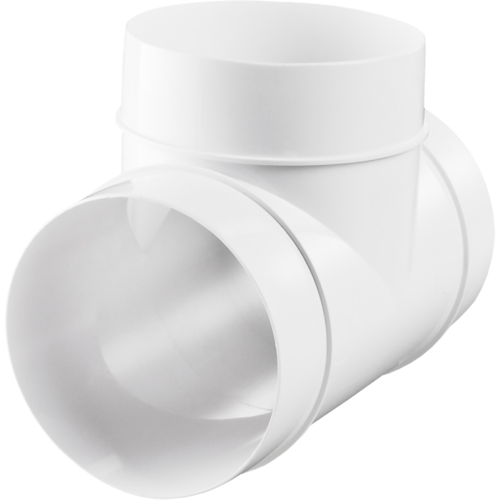Teu VENTS 333, 90 grade, PVC, D 150 mm, alb