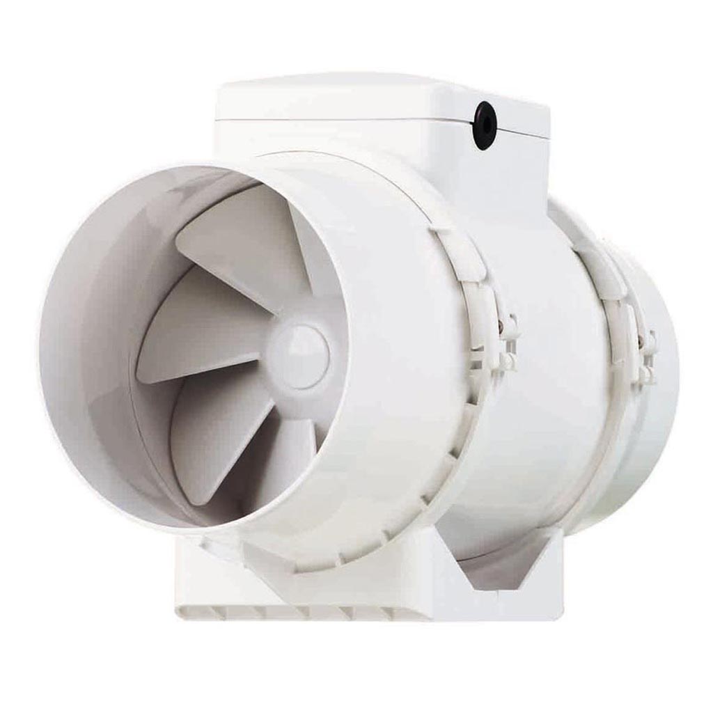 Ventilator axial pentru tubulatura VENTS, 23-37W, 125 mm, alb